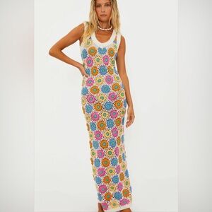 Beach Riot Fatima Dress Golden Hour Flower